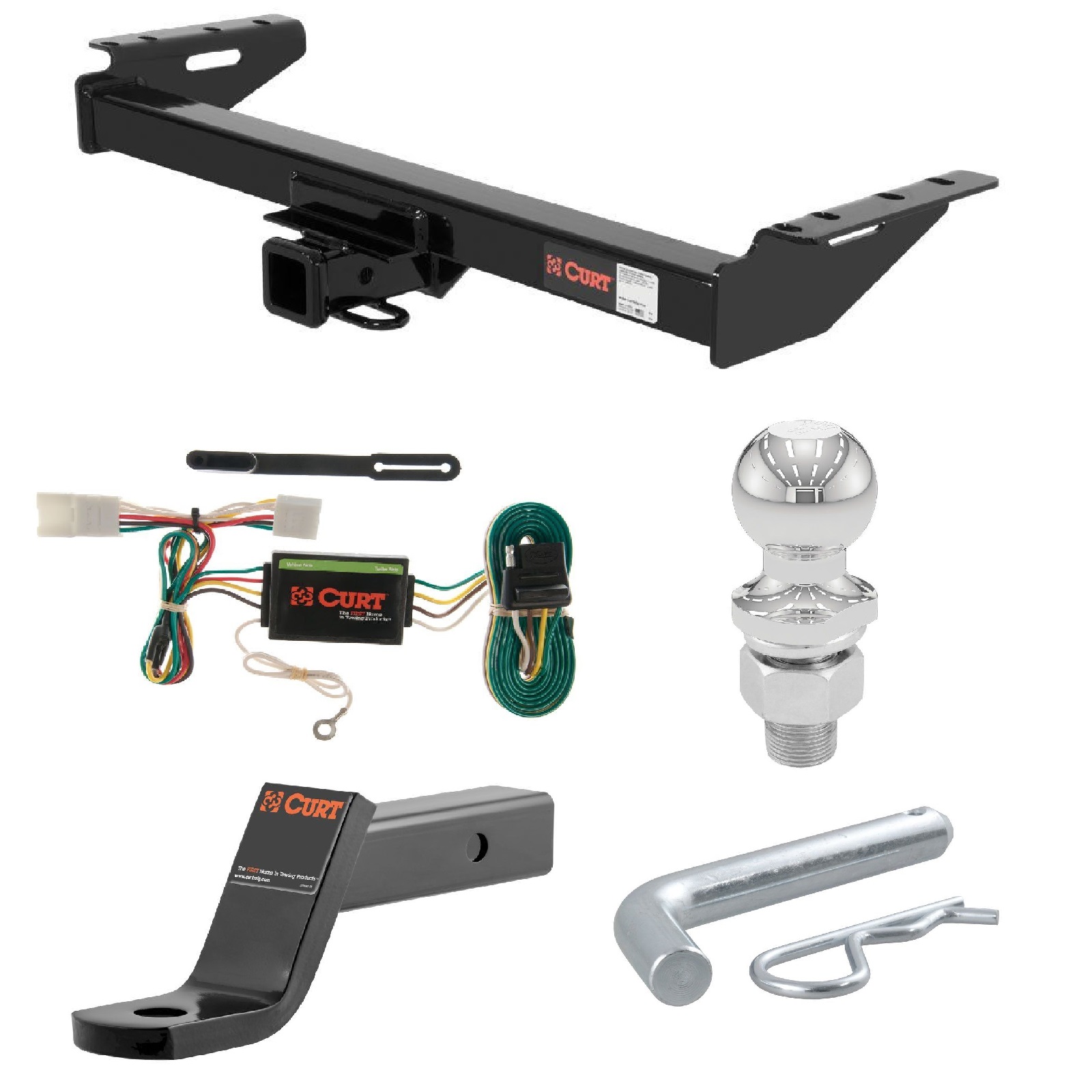 Curt Class 3 Trailer Hitch Tow Package for Jeep Cherokee eBay